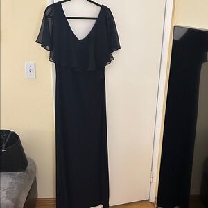 Connected Apparel Black Maxi Dress